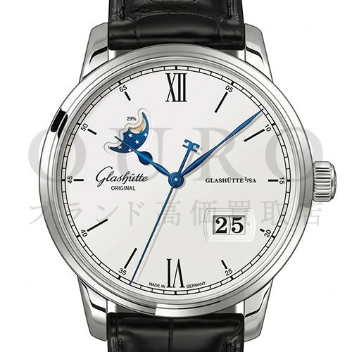 グラスヒュッテ・オリジナル セネタ・エクセレンス・パノラマデイト・ムーンフェイズ