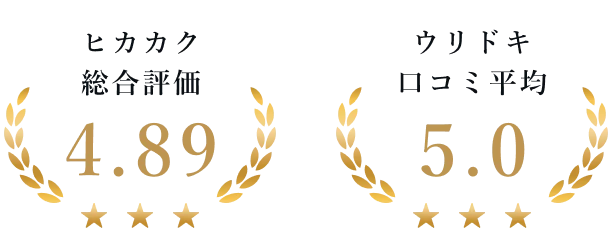 ヒカカク、ウリドキで高評価を獲得