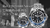 Ref.126710BLNRの買取相場｜買取価格の推移をグラフで解説【ロレックスGMTマスター II】