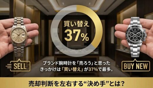 【OURO独自調査】ブランド腕時計を「売ろう」と思った瞬間—200人のデータが明かす、売却判断のリアル