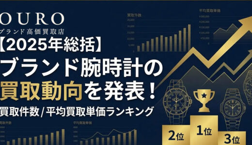 【OURO独自調査】2025年、ブランド腕時計の買取市場はどう動いたか—OUROの全取引データが示す、需要と価値のリアル